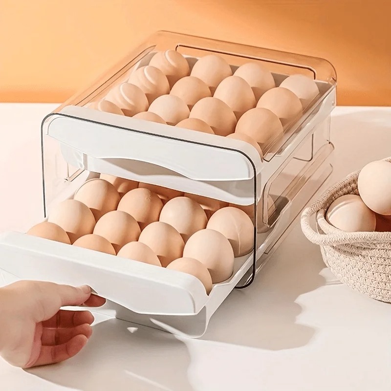 Kitchen Baking Tins - 1pc Kitchen Egg Storage Box Refrigerator