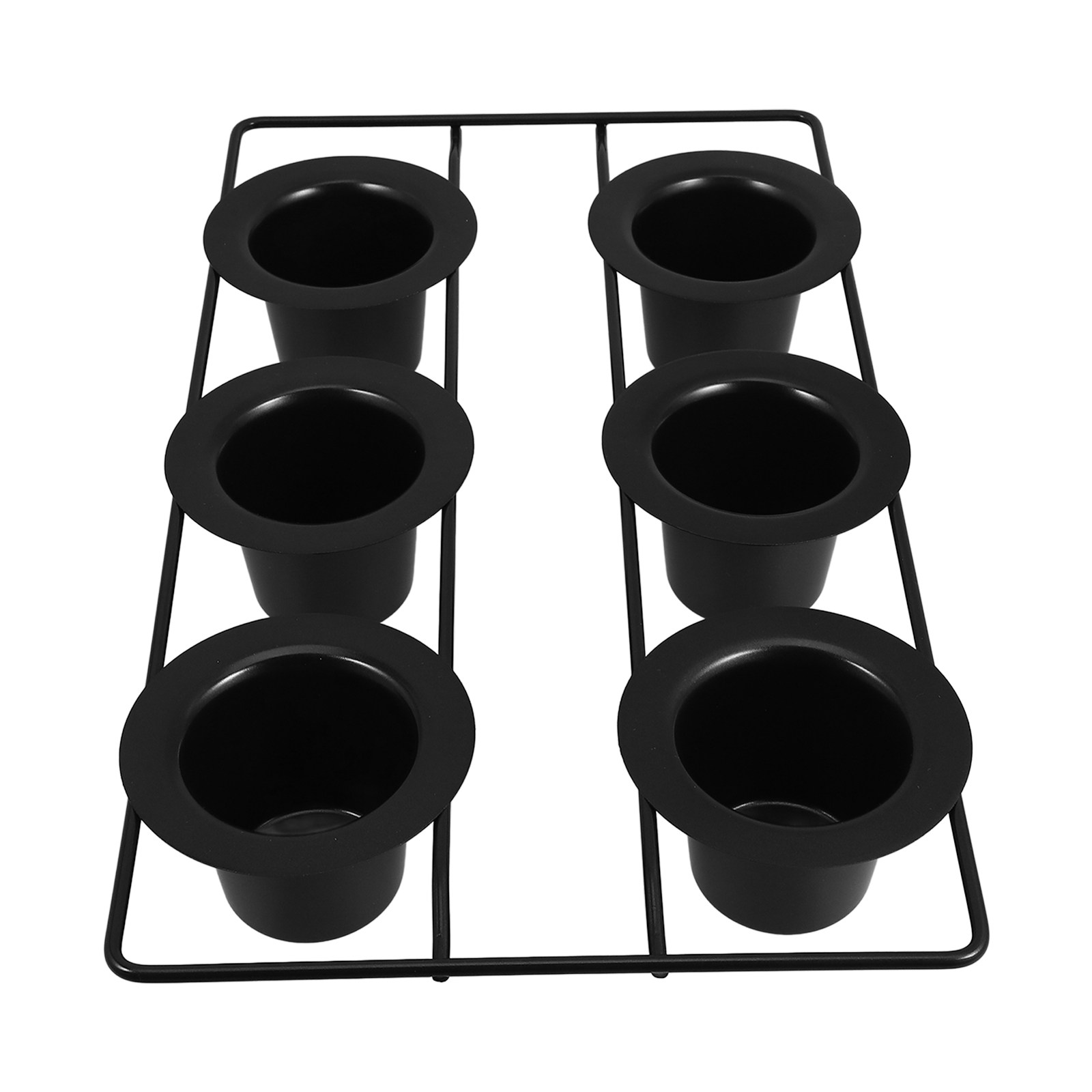 Muffin Tin Nonstick - 6-Cup Heavy-Duty Black Carbon Steel Nonstick