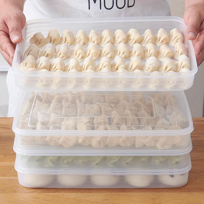 Kitchen Baking Tins - Transparent Kitchen Storage Box Refrigerator Organizer