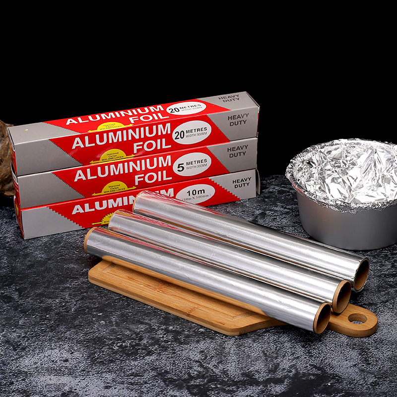 Kitchen Baking Tins - Heavy‑Duty Aluminum Foil Roll, 5/10/20 Meters
