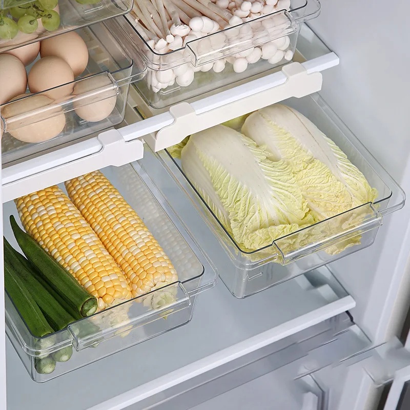 Hanging Pull Out Fridge Drawer - Kitchen Baking Tins ulasan dan harga