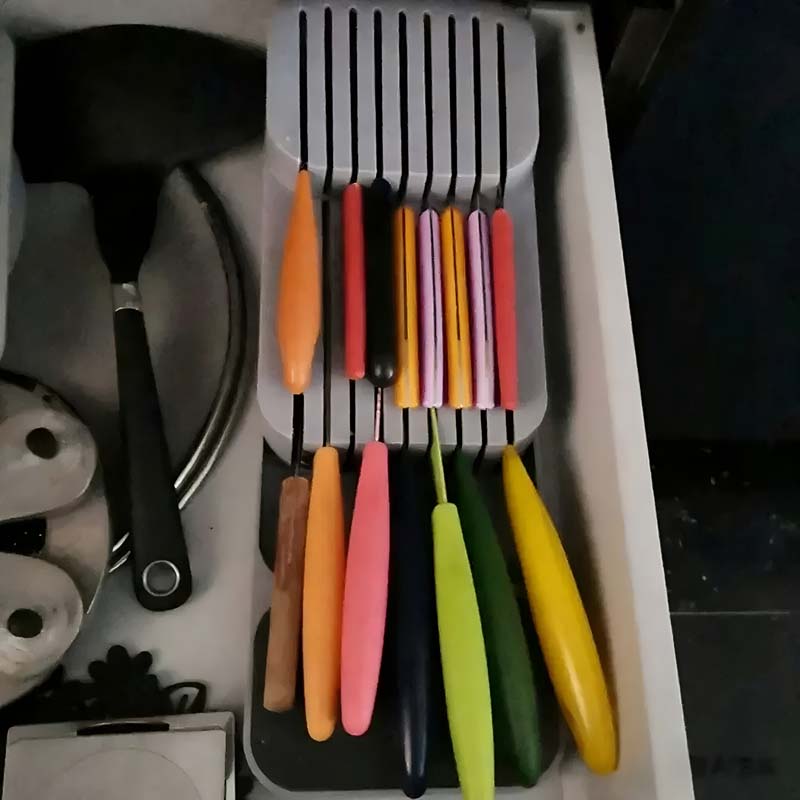 Practical Drawer Knife Storage - Kitchen Baking Tins ulasan dan harga