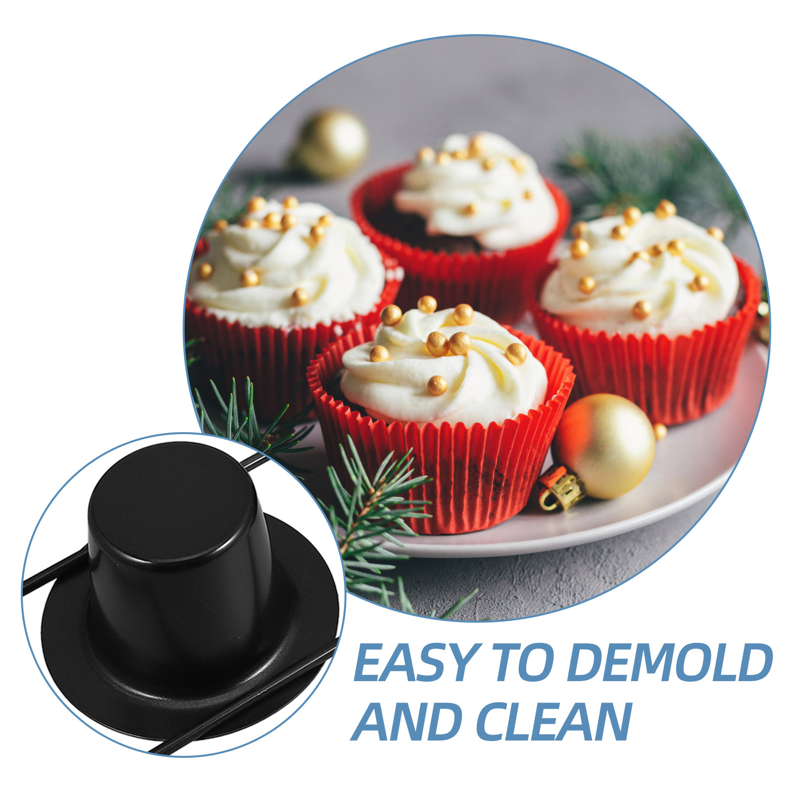 6-Cup Heavy-Duty Black Carbon  - Muffin Tin Nonstick ulasan dan harga