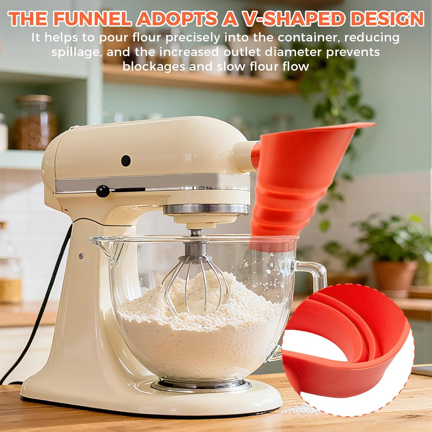Food Grade BPA-Free Silicone F - Kitchen Aid Baking Mixer ulasan dan harga