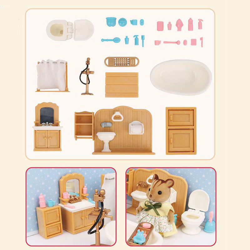 Dollhouse Miniature Gift box p - Kitchen Up ulasan dan harga