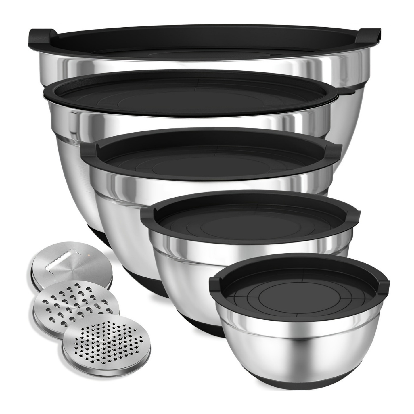 8pcs Mixing Bowls with Airtigh - Stand Mixer Bowl ulasan dan harga