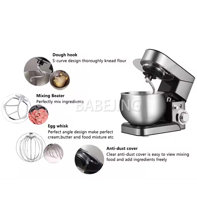 BABEJING 220V Commercial Autom - Stand Mixer Bowl ulasan dan harga