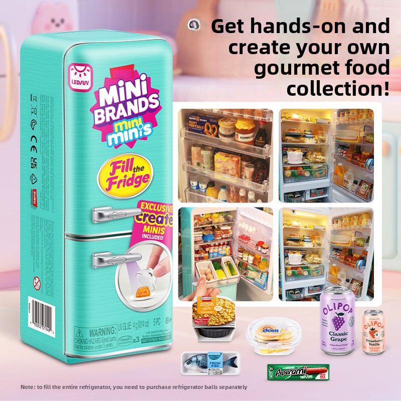 Led Light Up Mini Refrigerator - Kitchen Up ulasan dan harga
