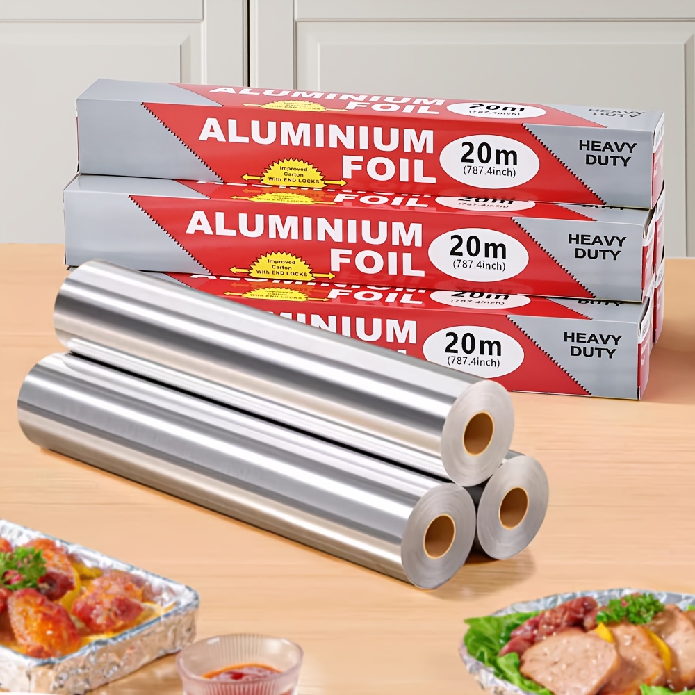 Heavy‑Duty Aluminum Foil Roll, - Kitchen Baking Tins ulasan dan harga