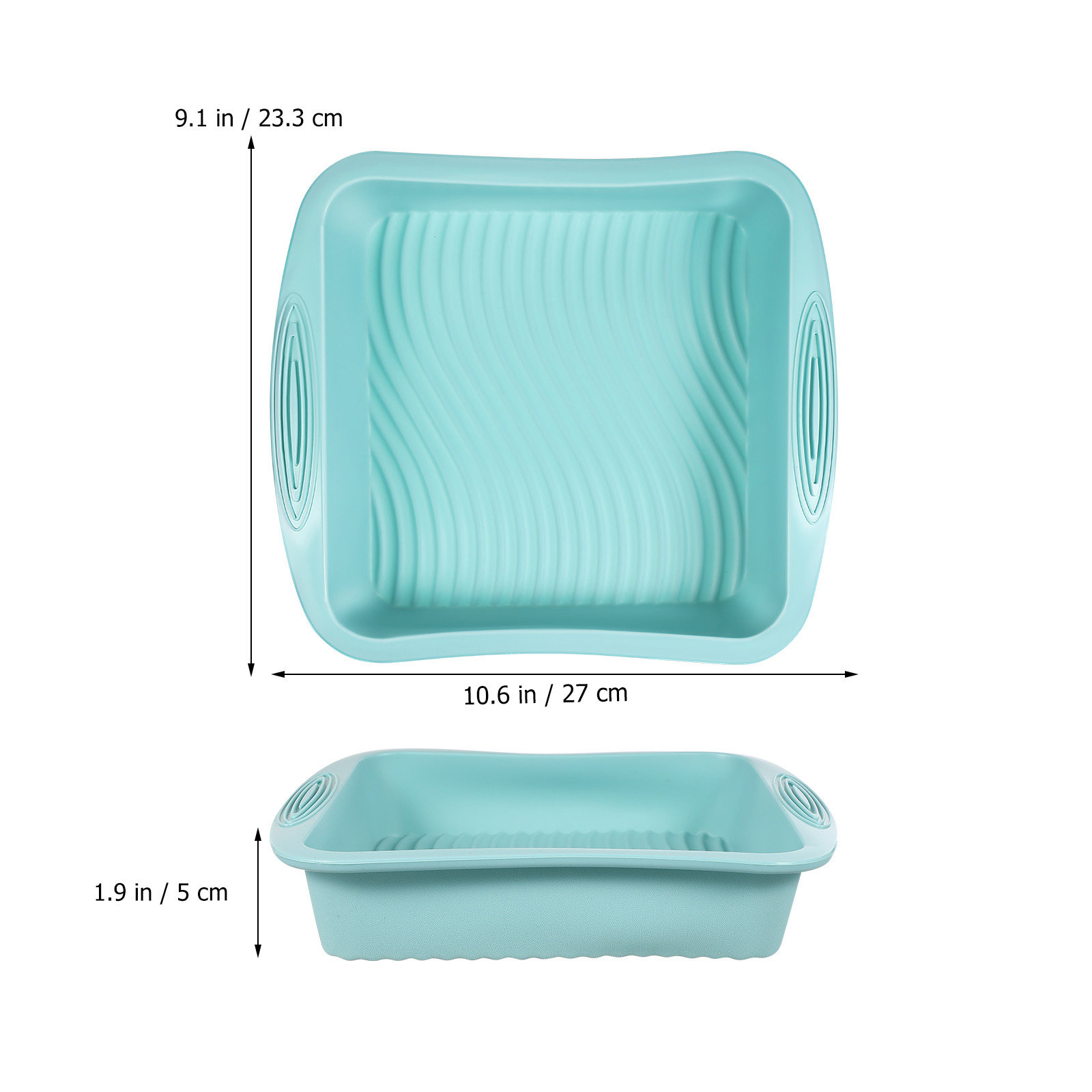 Silicone Baking Tin Square Cak - Kitchen Baking Tins ulasan dan harga