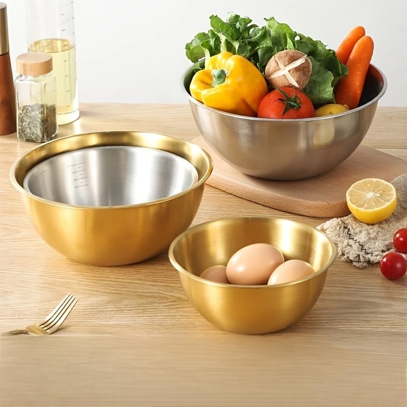 3PCS Stainless Steel Mixing Bo - Stand Mixer Bowl ulasan dan harga