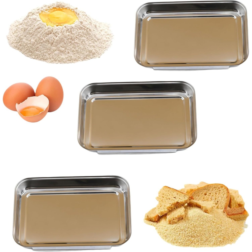 3Pcs Stainless Steel Seasoning - Kitchen Baking Station ulasan dan harga