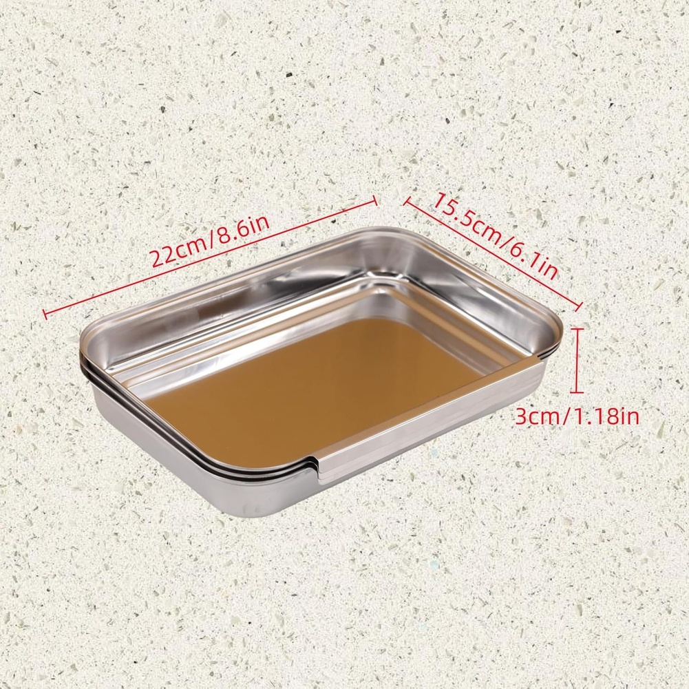 3Pcs Stainless Steel Seasoning - Kitchen Baking Station ulasan dan harga